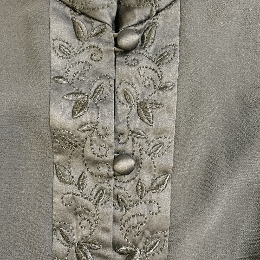 NYGARD Collection Vest Women's Size 10 Black Buttons Polyester RN 54365 - Picture 10 of 13